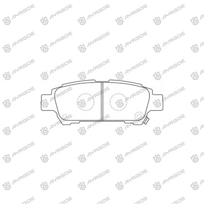 PN1449 ผ้าเบรคสำหรับ Toyota Avensis ACM20